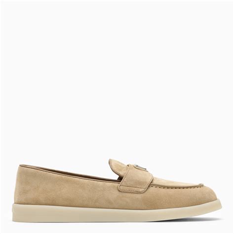 prada beige loafers